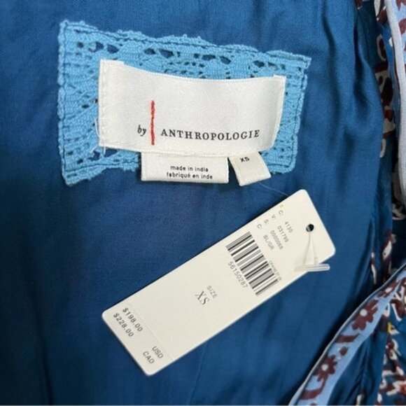 NWT Anthropologie Sasha Ruffle Maxi Dress Women‎ Size XS - Picture 7 of 8